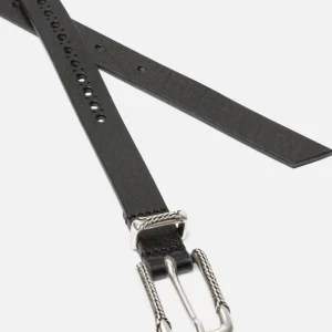 KOST Ceinture Femme Made In France Cuir Tannage Végétal Noir Livraison internationale 16