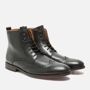 KOST Bottines à Lacets Noires Made In France En Cuir Tannage Végétal Homme mode pas chere 25