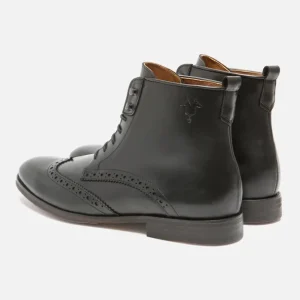 KOST Bottines à Lacets Noires Made In France En Cuir Tannage Végétal Homme mode pas chere 29