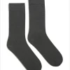 KOST Chaussettes Gris Foncé Made In France Coton Bio Homme Paris 37