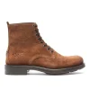 KOST Bottines à Lacets Croûte Velours Marron Homme marques pas cher 37