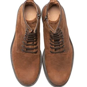 KOST Bottines à Lacets Croûte Velours Marron Homme marques pas cher 18