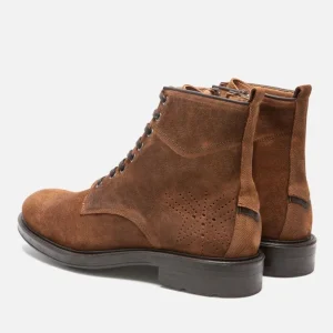 KOST Bottines à Lacets Croûte Velours Marron Homme marques pas cher 30