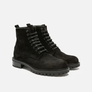 KOST Boots à Lacets Croûte Velours Femme dernières 33