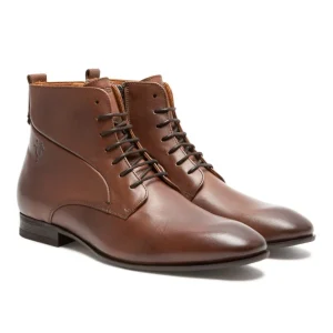 KOST Boots Cuir Marron Homme grande popularité 15