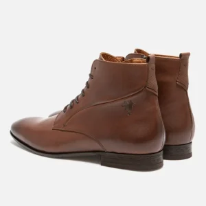 KOST Boots Cuir Marron Homme grande popularité 25