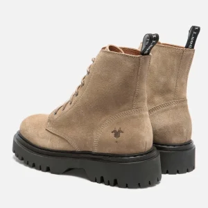 pas cher en vente KOST Bottines Chunky Croûte Velours Beige Femme 29