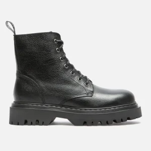 KOST Bottines Chunky Cuir Noir Femme Service Clients Dédié 22