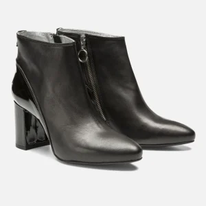 KOST Boots Cuir Noir Femme économies garanties 17