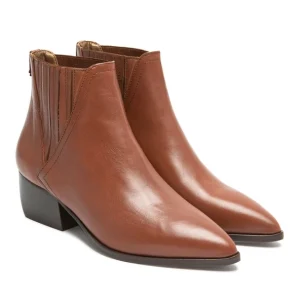 KOST Chelsea Boots Cuir Marron Femme marques pas cher 25