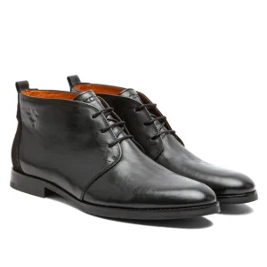 en promotion KOST Chukka Boots Cuir Noir Homme 25