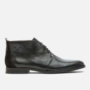 en promotion KOST Chukka Boots Cuir Noir Homme 19