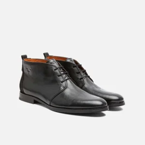 en promotion KOST Chukka Boots Cuir Noir Homme 33