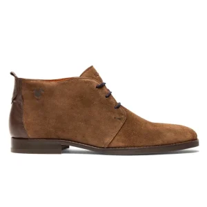 KOST Chukka Boots Croûte Velours Marron Homme aux meilleurs prix 23