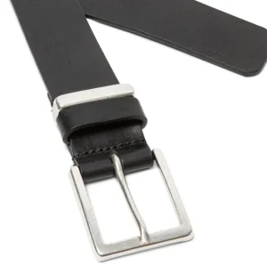 livraison la plus rapide KOST Ceinture Made In France Cuir Tannage Végétal Noir Homme 13