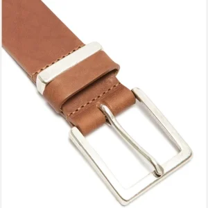 KOST Ceinture Made In France Cuir Tannage Végétal Tabac Homme soldes officiel 12