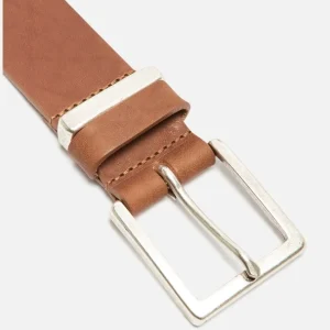 KOST Ceinture Made In France Cuir Tannage Végétal Tabac Homme soldes officiel 20