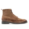 outlet KOST Bottines à Lacets Croûte Velours Marron Homme 35