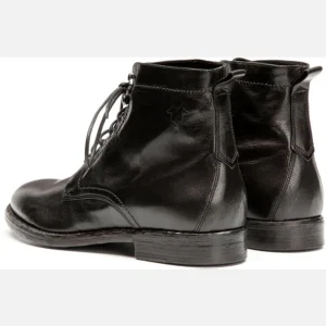 mode KOST Bottines à Lacets Cuir Noir Homme 21