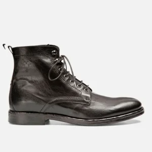 mode KOST Bottines à Lacets Cuir Noir Homme 25