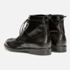 mode KOST Bottines à Lacets Cuir Noir Homme 35