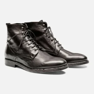 mode KOST Bottines à Lacets Cuir Noir Homme 15