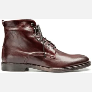 Retour gratuit en magasin. KOST Bottines à Lacets Cuir Bordeaux Homme 17