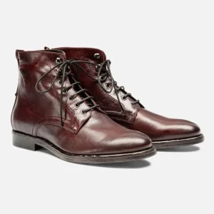 Retour gratuit en magasin. KOST Bottines à Lacets Cuir Bordeaux Homme 15