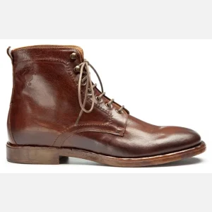 exclusivement disponibles KOST Bottines à Lacets Cuir Marron Homme 21