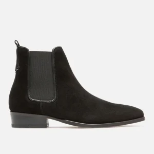 KOST Chelsea Boots Croûte Velours Noir Femme pas cher marque 23