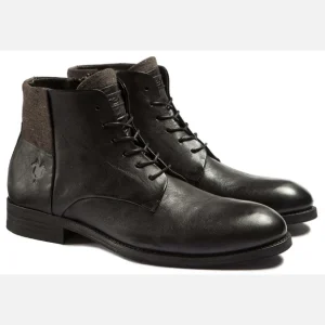 à prix réduits KOST Boots Cuir Noir Homme 19