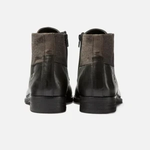 à prix réduits KOST Boots Cuir Noir Homme 17