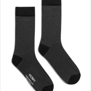 KOST Chaussettes Made In France Coton Bio Gris Et Noir Homme Satisfait ou Remboursé 11