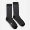 KOST Chaussettes Made In France Coton Bio Gris Et Noir Homme Satisfait ou Remboursé 35