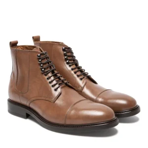 pas cher marque KOST Boots Cuir Marron Homme 15