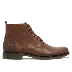 excellents soldes KOST Boots Cuir Marron Homme 25