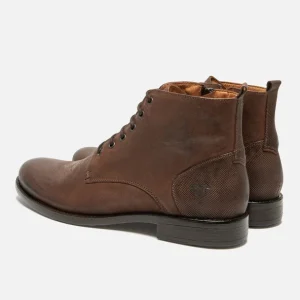 excellents soldes KOST Boots Cuir Marron Homme 15