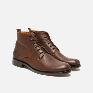 excellents soldes KOST Boots Cuir Marron Homme 23