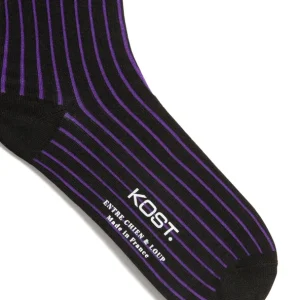 Les achats en ligne KOST Chaussettes Made In France Coton Bio Violet Homme 16