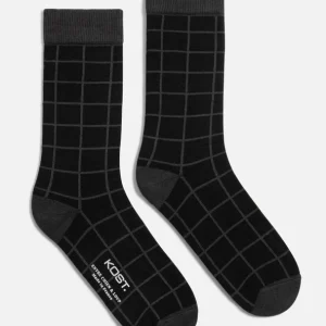 Acheter KOST Chaussettes Made In France Coton Bio Gris Et Noir Homme 17