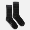 Acheter KOST Chaussettes Made In France Coton Bio Gris Et Noir Homme 34