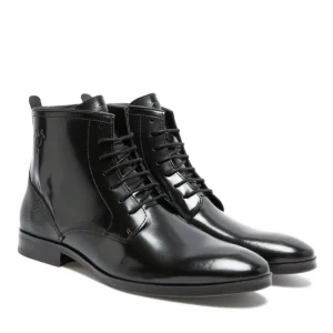 KOST Boots Cuir Noir Homme grande marque pas cher 15