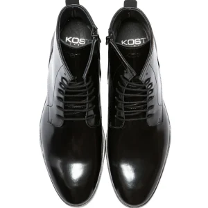 KOST Boots Cuir Noir Homme grande marque pas cher 17