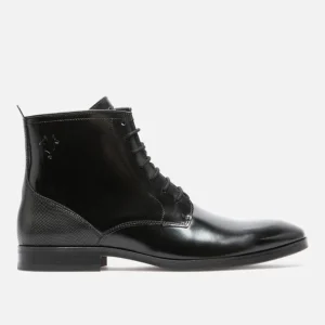 KOST Boots Cuir Noir Homme grande marque pas cher 23