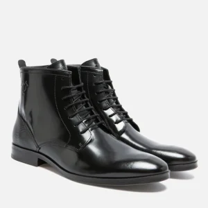 KOST Boots Cuir Noir Homme grande marque pas cher 25