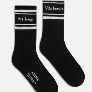 KOST Chaussettes Made In France Coton Bio Noir Et Blanc Promotio de vente 17