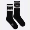 KOST Chaussettes Made In France Coton Bio Noir Et Blanc Promotio de vente 35