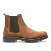 KOST Chelsea Boots Croûte Velours Marron Homme fashioniable 37