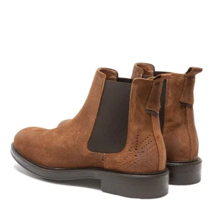 KOST Chelsea Boots Croûte Velours Marron Homme fashioniable 20