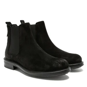 magasin KOST Chelsea Boots Croûte Velours Homme 25